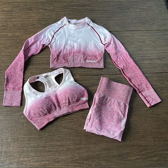 Bundle: Gymshark Beet Marl Ombré Full Set - Picture 4 of 15